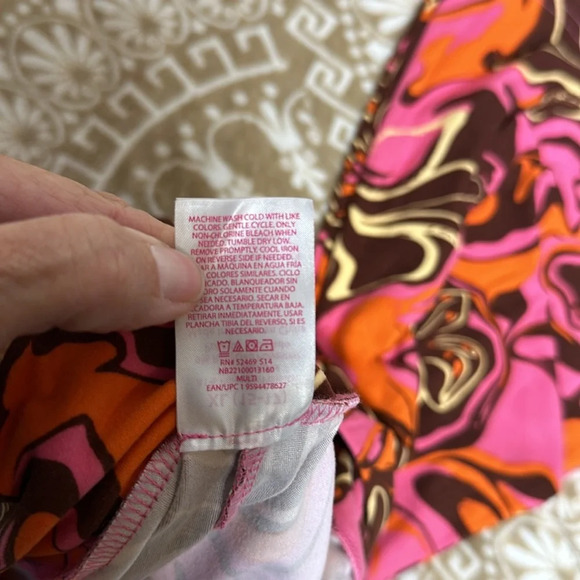 No Boundaries Floral Bell Bottom Leggings Sz Xl - Picture 5 of 7